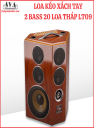 LOA KÉO XÁCH TAY  2 BASS 20 - LOA THÁP LT09