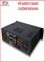 VỎ AMPLI MẪU MAIN 2 KÊNH DS-2400 HẬU SÂU 37CM XÁM