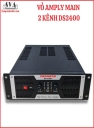 VỎ AMPLI MẪU MAIN 2 KÊNH DS-2400 HẬU SÂU 37CM XÁM